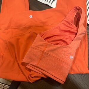 **Lululemon Leggings & Sports Bra Set - Size 10 - Excellent Condition!**🧡